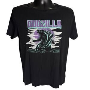 Godzilla Graphic Tee 2020 Legendary Black Old Navy Shirt Size Small